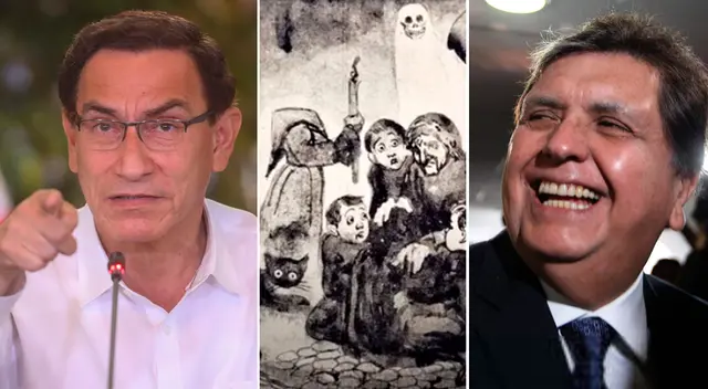 Martín Vizcarra y Alan García revelaron la presencia de fantasmas en Palacio de Gobierno.