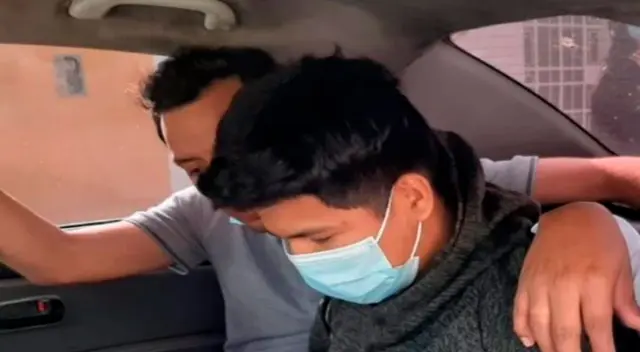 El detenido siendo trasladado a Divincri Piura