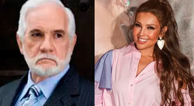 La actriz Thalía trabajó con Ricardo Blume en la telenovela María, la del barrio.