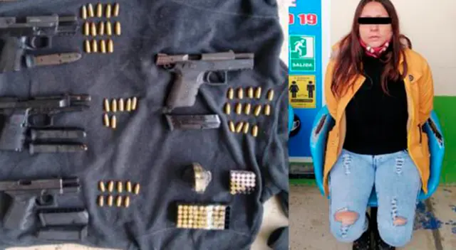 Venezolana con municiones Venezolana con municiones