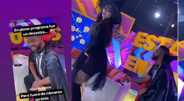 Choca Mandros publica divertido baile junto a Natalie Vértiz por el Día de la Canción Criolla y Halloween.