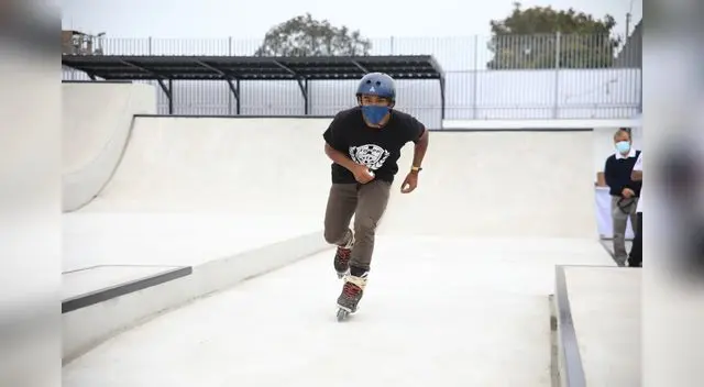 El skatepark cuenta con un área total de 1752.28 m2
