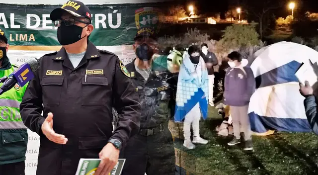 En Canta-Obrajillo, se halló a 300 acampando y bebiendo licor en la zona de Mi Bella Durmiente para celebrar las fiestas de Halloween.