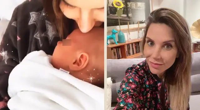 Juliana Oxenford compartió tierno momento con su bebé Juliana Oxenford compartió tierno momento con su bebé