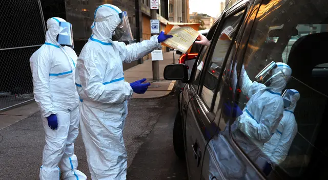 Las personas con coronavirus también votan en las elecciones de Estados Unidos.