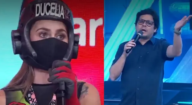 Gian Piero Díaz reclamó porque le quitaron punto a Ducelia Echevarría.