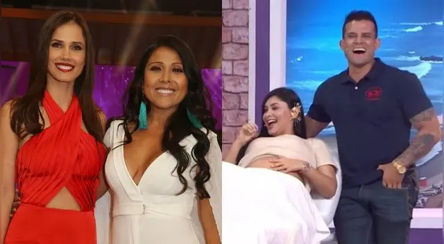 Las conductoras de En boca de todos se emocionaron al conocer que Pamela Franco y Christian Domínguez serán padres de una mujercita. Las conductoras de En boca de todos se emocionaron al conocer que Pamela Franco y Christian Domínguez serán padres de una mujercita.