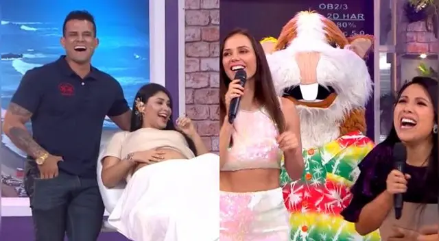 Las conductoras de En boca de todos se emocionaron al conocer que Pamela Franco y Christian Domínguez serán padres de una mujercita. Las conductoras de En boca de todos se emocionaron al conocer que Pamela Franco y Christian Domínguez serán padres de una mujercita.