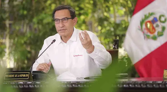 Mensaje a la nación de Martín Vizcarra. Mensaje a la nación de Martín Vizcarra.