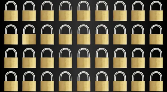 Reto viral: encuentra los candados abiertos. Reto viral: encuentra los candados abiertos.