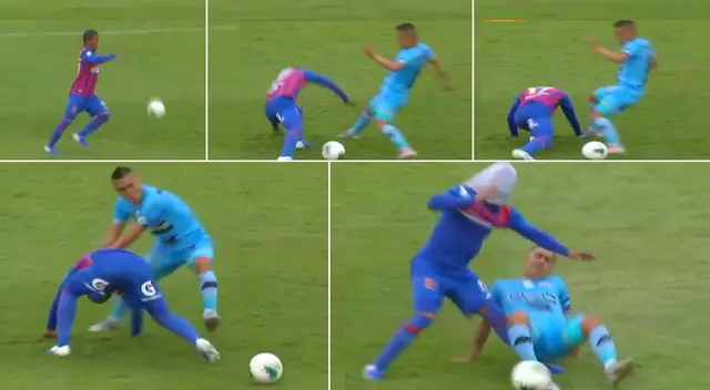 Peculiar imagen de la Liga 1 se viralizó en las redes sociales. Peculiar imagen de la Liga 1 se viralizó en las redes sociales.