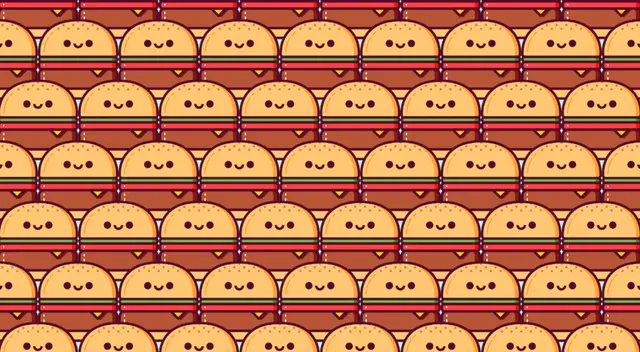 Reto viral: encuentras las tres hamburguesas diferentes a las demás.