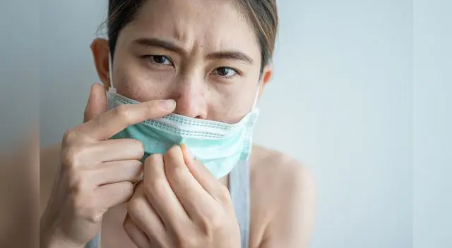 El uso prolongado de la mascarilla puede dañar e irritar a piel del rostro.