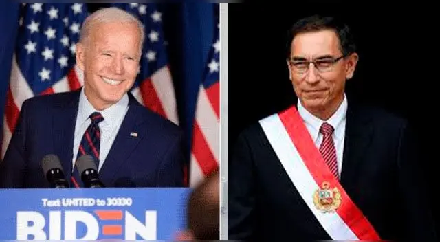 Martín Vizcarra felicita a Joe Biden Martín Vizcarra felicita a Joe Biden