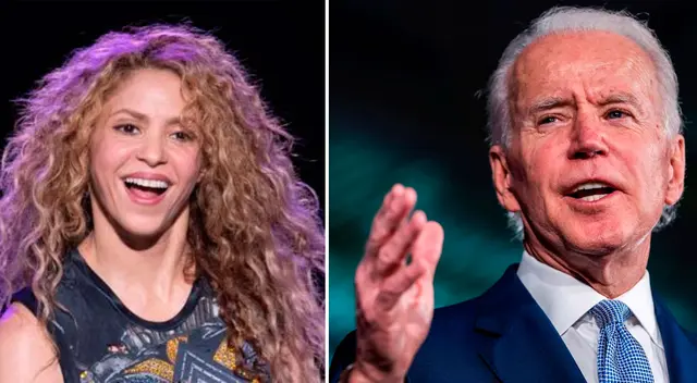 Shakira feliz por la victoria de Joe Biden.