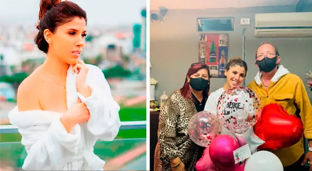 Yahaira Plasencia se emociona con detalle de sus papás.