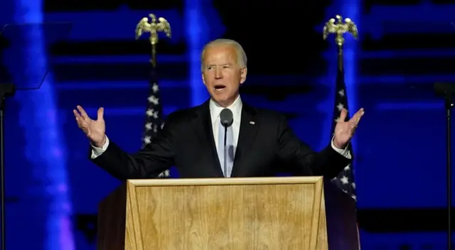 Joe Biden, presidente electo de los Estados Unidos.