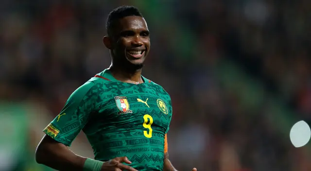 Samuel Eto’o fue una de la máximas figuras de la selección de Camerún. Samuel Eto’o fue una de la máximas figuras de la selección de Camerún.