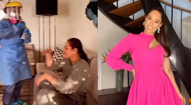 Karen Schwarz se somete a prueba molecular para descartar coronavirus. Karen Schwarz se somete a prueba molecular para descartar coronavirus.