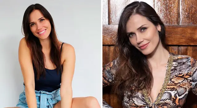 Maju Mantilla viajó junto a su esposo a Caral.