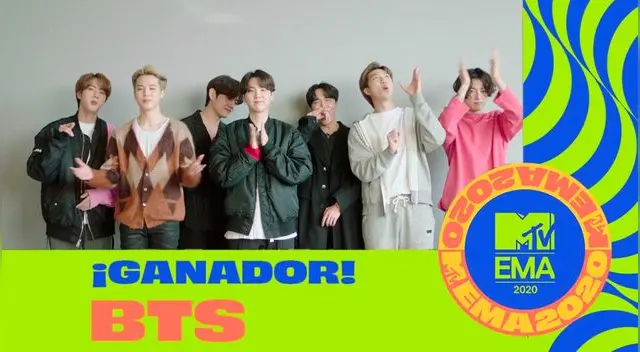 BTS le dedicó todos los reconocimientos de los Europe Music Awards a su Army, por su apoyo incondicional durante la pandemia.