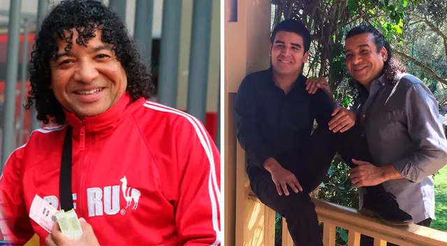 Carlos Vílchez se muestra sentimental junto a su hijo. Carlos Vílchez se muestra sentimental junto a su hijo.