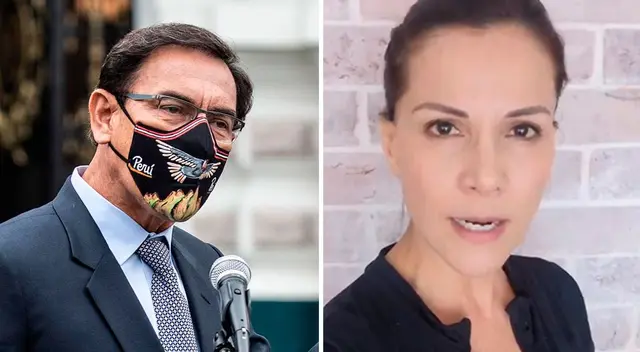 Mónica Sánchez rechaza por vacancia a Martín Vizcarra.