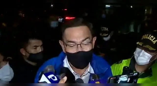 Martín Vizcarra fue recibido por sus vecinos