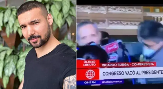 Ezio Oliva quedó sorprendido con el acto de un joven contra el congresista Ricardo Burga en plena entrevista en vivo a nivel nacional. Ezio Oliva quedó sorprendido con el acto de un joven contra el congresista Ricardo Burga en plena entrevista en vivo a nivel nacional.