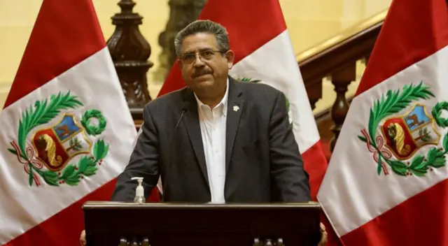 Juramentación de Manuel Merino como Jefe de Estado. Juramentación de Manuel Merino como Jefe de Estado.