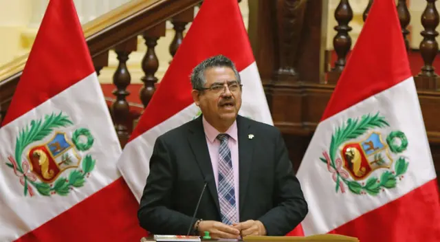 Juramentación de Manuel Merino como Jefe de Estado. Juramentación de Manuel Merino como Jefe de Estado.