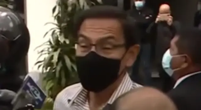 Martín Vizcarra habló de la juramentación de Manuel Merino tras vacarlo con 105 votos del Congreso. Martín Vizcarra habló de la juramentación de Manuel Merino tras vacarlo con 105 votos del Congreso.