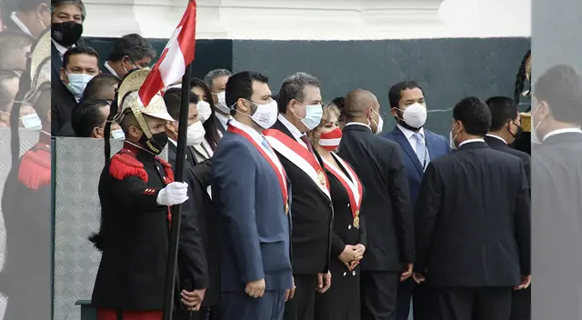 Juramentación de Manuel Merino como Jefe de Estado. Juramentación de Manuel Merino como Jefe de Estado.