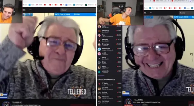 El humilde anciano no pudo contener las lágrimas al agradecer la donación.