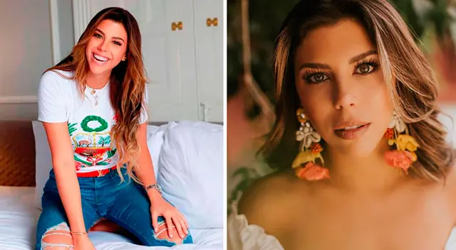 Alondra García Miró apenada por la crisis política que vive el Perú.