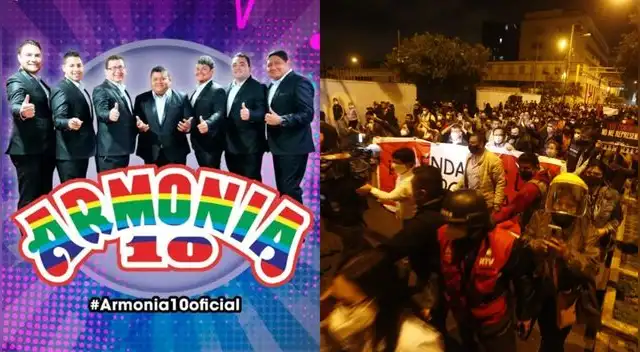 La orquesta Armonía 10 lamentó la salida de Martín Vizcarra, y recomendó acatar las medidas de bioseguridad a quienes salgan a protestar.