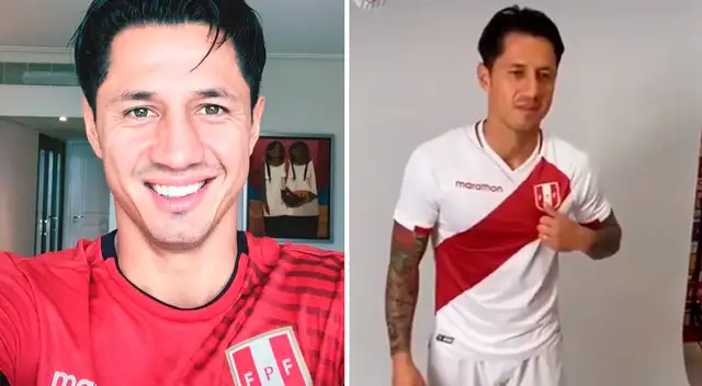 Gianluca Lapadula se puso por primera vez la piel de la selección para una sesión de fotos e hizo un grito de gol para la cámara de la FPF.