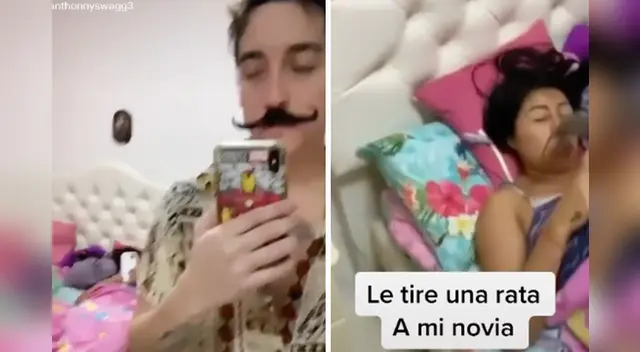 La cómica escena causó la risa de miles de internautas en las redes sociales. La cómica escena causó la risa de miles de internautas en las redes sociales.