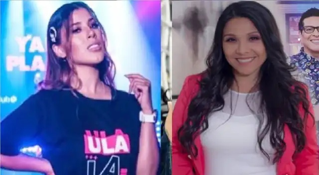 Tula Rodríguez y Yahaira Plasencia juntas bailando Ulala.