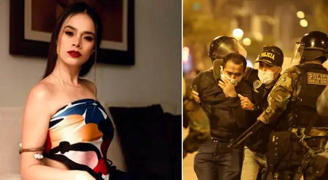 La expolicía Jossmery Toledo reconoció el esfuerzo que hace los agentes de la PNP en las manifestaciones. La expolicía Jossmery Toledo reconoció el esfuerzo que hace los agentes de la PNP en las manifestaciones.