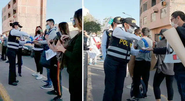 A diferencia de la capital, en Arequipa la PNP viene actuando sin violencia y utilizando estrategias de prevención a la COVID-19.