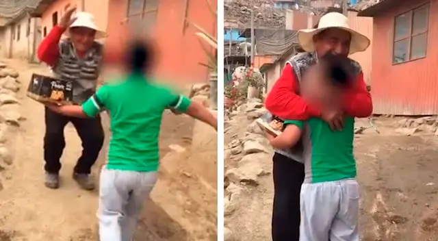 Niño recrea junto a su abuelo una emotiva escena de Dragon Ball Niño recrea junto a su abuelo una emotiva escena de Dragon Ball