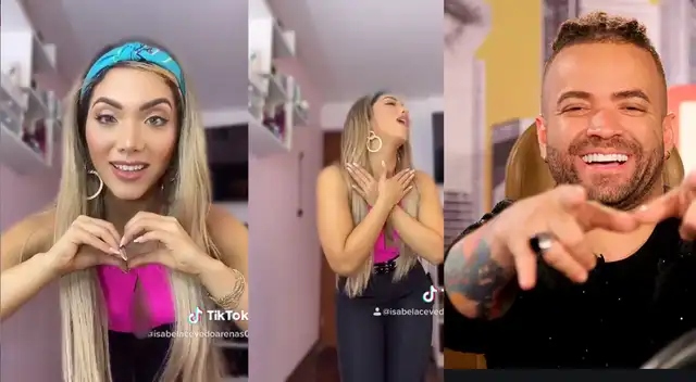 Isabel Acevedo hace challenge de 'La Buena' y cantante Nacho la publica en su Instagram