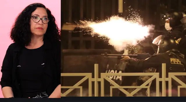 Wendy Ramos indignada con la represión policial en marcha contra Manuel Merino Wendy Ramos indignada con la represión policial en marcha contra Manuel Merino