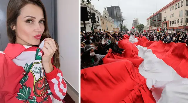 Maju Mantilla apoya las manifestaciones pacíficas en contra de Manuel Merino. Maju Mantilla apoya las manifestaciones pacíficas en contra de Manuel Merino.