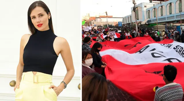 Maju Mantilla apoya las manifestaciones pacíficas en contra de Manuel Merino. Maju Mantilla apoya las manifestaciones pacíficas en contra de Manuel Merino.