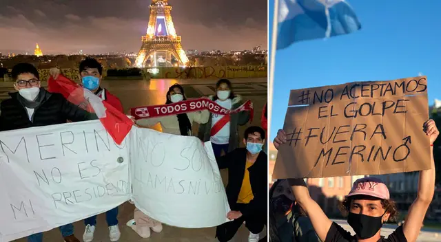 Ciudadanos peruanos en Francia y en Argentina. Ciudadanos peruanos en Francia y en Argentina.