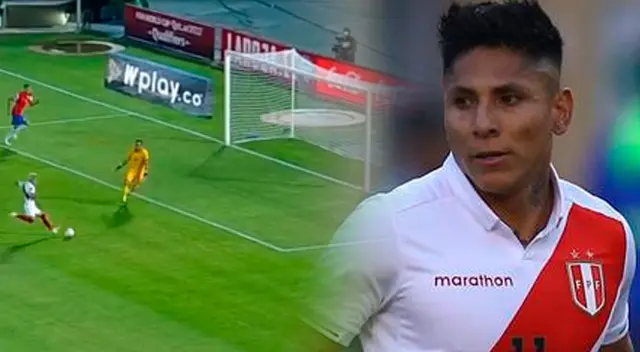 Raúl Ruidíaz se perdió el gol de Perú.