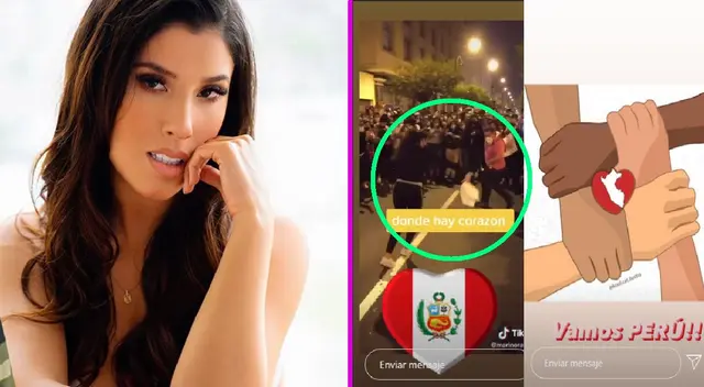 Yahaira Plasencia mostró en Instagram un fragmento de la marcha contra Manuel Merino al ritmo de marinera. Yahaira Plasencia mostró en Instagram un fragmento de la marcha contra Manuel Merino al ritmo de marinera.