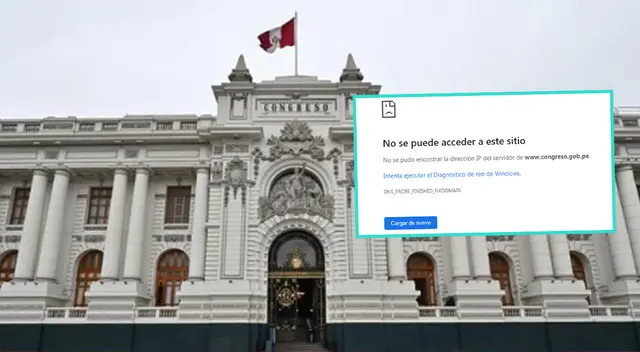 Hackean página del Congreso.